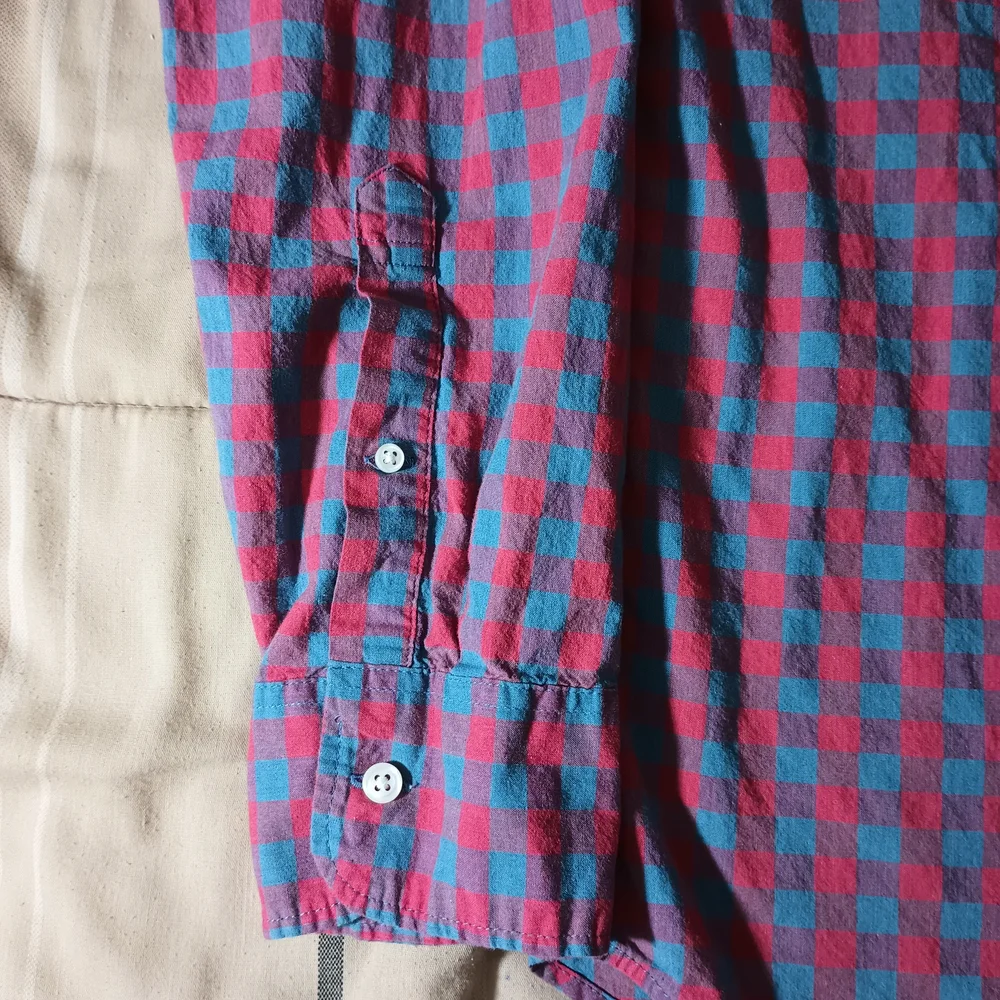 Men's J. Crew Plaid Casual Long‎ Sleeve Shirt M